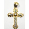 "MARTHA" Trés Belle Croix ancienne en or, diamants sur platine PB 4,7 g