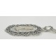 Médaille ancienne en argent à motif or
