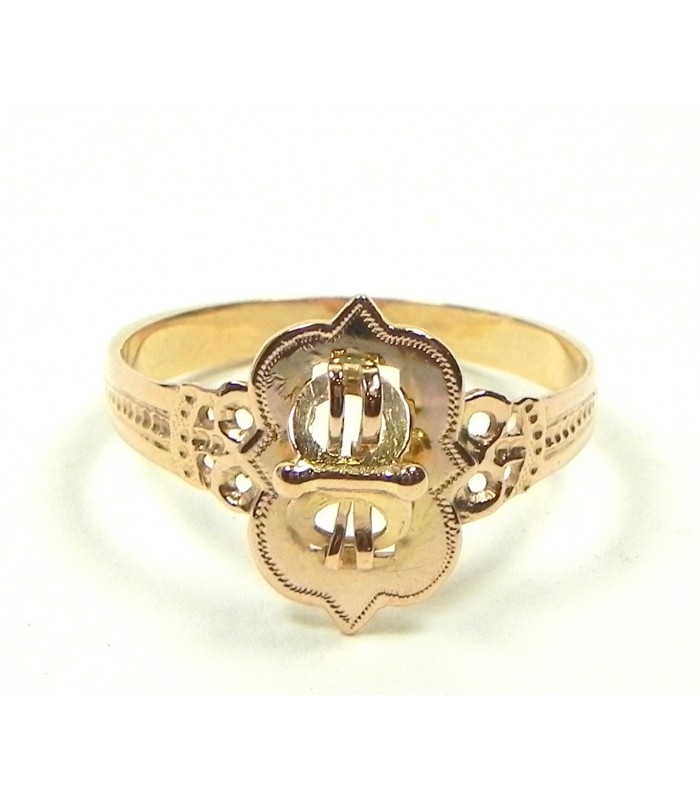 Bague XIXème or rose