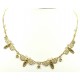 Ancien Collier Aux Papillons or jaune