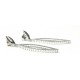 Larmes d'oreilles en diamant et or 750