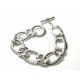 Superbe bracelet massif en argent