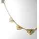 Délicat collier draperie début XXème en or 750