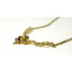 Romantique collier à motif or et grenats