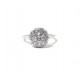 "Promesse Belle Epoque" Bague en platine et 11 diamants