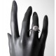 "Promesse Belle Epoque" Bague en platine et 11 diamants