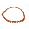 "Douceur d'Ambre", collier boules d'ambre 6,54 gr