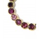 "ALMANDINE" Pendentif ancien couronne Or, Grenats et Diamant