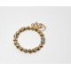 "ALMANDINE" Pendentif ancien couronne Or, Grenats et Diamant