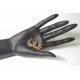 "FILLETTE SAVOYARDE" Boucles d'oreilles en or 750°/°° et rubis PB 5,27 gr