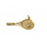 "Tournoi Vainqueur" Superbe pendentif or 750 et diamants