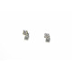 "LUCIOLES" Puces d'oreilles or blanc 750°/°°et diamants PB 1,3gr