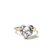 COEUR AIGUE-MARINE or jaune pb 2,33GR