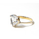 COEUR AIGUE-MARINE or jaune pb 2,33GR