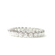 Alliance joaillerie or blanc 750 et 24 diamants