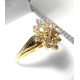 "AILIN" Ravissante bague bouquet de diamants et or 750