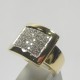 Importante bague moderne or et diamants